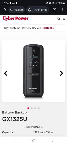 Cyberpower Lx1325gu3 - Battery Backup Ups Systems Black