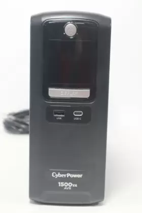 Lx1500gu3 Cyberpower Black Corded 1500va/900w Avr Battery Backup 3334