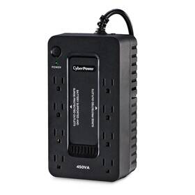 Cyberpower Se450g1-r 450va / 260w Ups System 8 Outlets Black