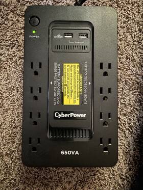 Cyberpower St625u 625va 360w 8-outlet Power Supply / Backup No Battery