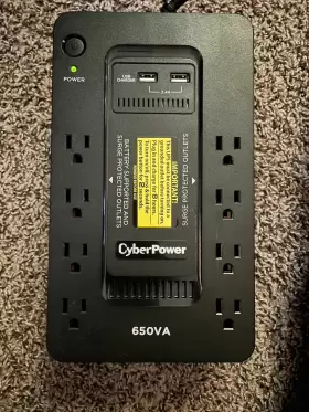 St625u Cyberpower 625va 360w 8-outlet Power Supply / Backup No Battery