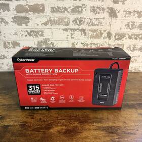 Cyberpower Sx650ou New Backup Battery With Surge Protection - 650va 360w -sx650u