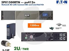 Eaton 5px1500rtn Rebuilt 5px Ups 1500va 120v With Netcard #newbatts #warnty