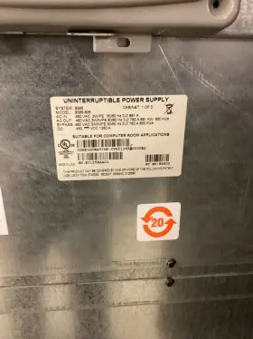 9395-825 Eaton Power Xpert Ups System 650kva