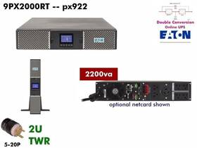 Eaton 9px2000rt Rebuilt 9px Ups 2000va 120v #newbatts #warnty