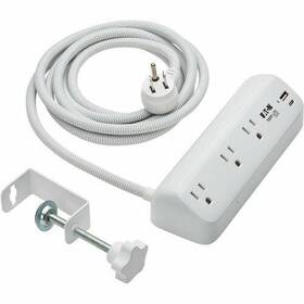 Eaton Corporation 037332290533 New Tripp Lite Series Tlp308u20clamp Protect It 3-outlet Surge