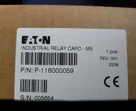 P-116000059 Eaton Industrial Relay Card New In Box