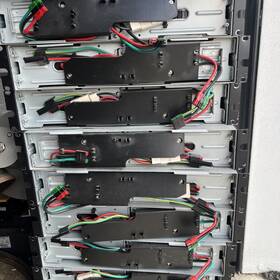 Eaton Pw9130n3000r-ebm2u Lot Of 11 9130 And Modelpw9130m Eb M2u- Battery Module - With