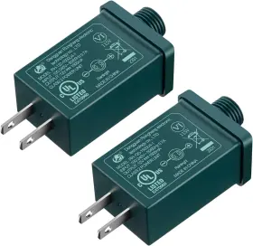 Feekoon 313101076097 2 Pack Replacement Yard Inflatable Adapter 12vdc 1.5a Class Power Sup