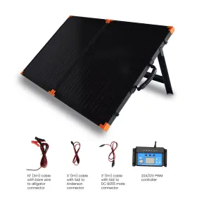 100w Flexsolar 785249519154 Foldable Solar Panel With Integrated Qc 3.0 Usb Port And More