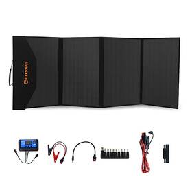Flexsolar 785249519161 120w Foldable Solar Panel With Integrated Qc 3.0 Usb Port And More