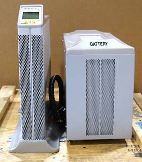 Gamatronic 10110033g-ppsage Power Sa 10kva/8kw 208/120v 3 Ph Ups And Battery Cabinet