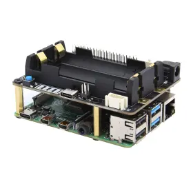 Tb-2019-71 Geekworm For Raspberry Pi Ups X728 Max 5.1v 6a And Power Management Board With Ac