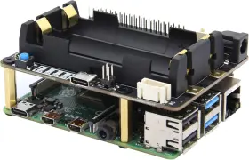 X728 Geekworm For Raspberry Pi Ups Max 5.1v 6a And Power Management Board
