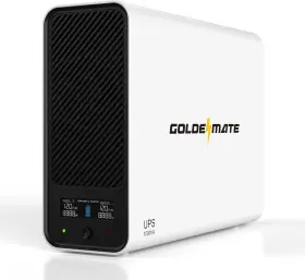 600w Goldenmate 726084752436 1000va/600w Lithium Ups Battery Backup And Surge Protector Power