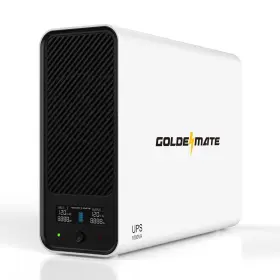 600w Goldenmate 976285480599 1000va/600w Lithium Ups Battery Backup And Surge Protector Po
