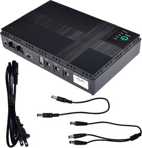 Hqrp 88777225032512 Mini Ups Battery Backup For Wifi Router 18w Output 5v/9v/12v Power Bank