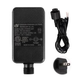 Kalolary Veibao-kalolary-046 Replacement Yard Inflatable Adapter 12v 3a Class 2 Power Black