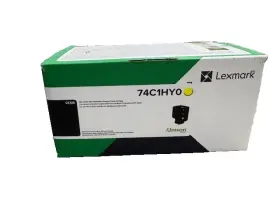 Cs720de Lexmark 74c1hy0 Genuine Yellow High Yield Toner Cartridge