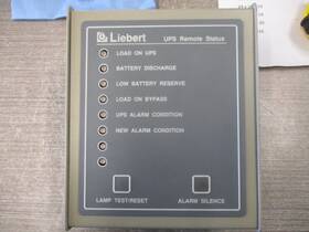 Liebert 02-790860-03 Ups Remote Status Panel 11 Used