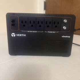 Liebert Vdsk400lv Vertiv Desktop 400va Battery Backup As Is - Read