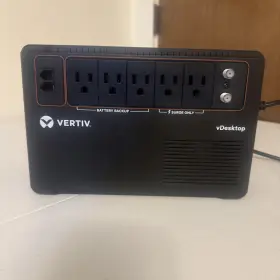 Vdsk400lv Liebert Vertiv Desktop 400va Battery Backup As Is - Read