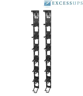 Vra1021 Liebert Vertiv Vertical Cable Wire Organizer With 8 Rings Metal - 0u 2 Pcs. Vr