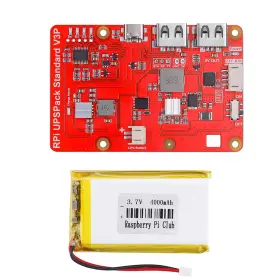 4328613101 Makerfocus Raspberry Pi 4 Battery Pack Ups V3plus Expansion Board With 4000mah