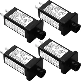 Makevivi 445020949978 Replacement Yard Inflatable Adapter Power Supply Adaptor - 12v 1.0a 4pcs