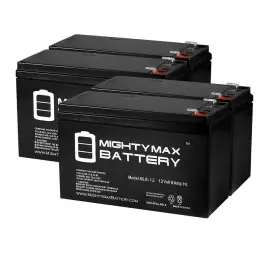 Wka12-7.5 Mighty Max Battery 313095231267 12-volt 8ah Ups Backup Replaces 7.5ah Werker - 4 Pack