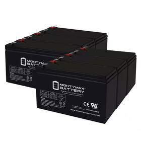 Mighty Max Battery 445000069078 12-volt 7ah F2 Replacement For Cyberpower Avr 800va Ups - 6 Pack