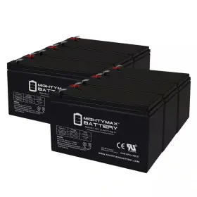 Mighty Max Battery 445000069078 12-volt 7ah F2 Replacement For Cyberpower Avr 800va Ups - 6 Pack