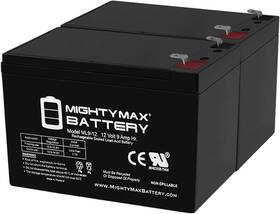 Mighty Max Battery 445051611615 12v 9ah Sla Replaces Cyberpower Intelligent 1350va Ups - 2 Pack