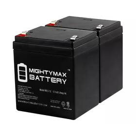 Mighty Max Battery 705354013279 12-volt 5ah Replaces Cyberpower Series Cp485sl Cp500hg Ups 2-pack