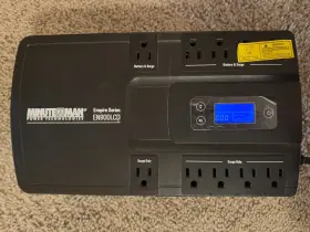 En900lcd Minuteman 784755159847 Enspire Series 900va Ups Battery Backup System Excellent Cond