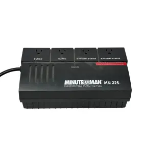 90000601 Minuteman Mn325 Pn Uninterruptible Power Supply No Battery 4 Outlets