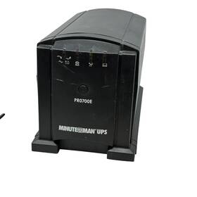 Minuteman 90000606 Ups Pro700e 6 Power Outlets Usb Rs232 Pn No Battery