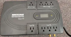 Enspire750 Minuteman 99000884 Desktop Ups 750va 400w 8-outlets Surge Battery Backup