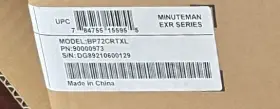 Bp72crtxl Minuteman Expansion Battery Pack 72 Ah - New Open Box