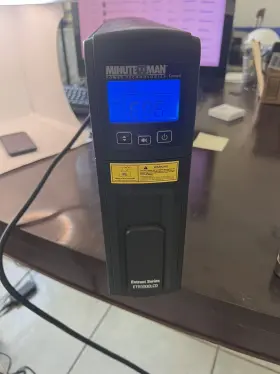 Etr1000lcd Minuteman Entrust Avr Battery Backup Power Lcd 1000va Ups 600w