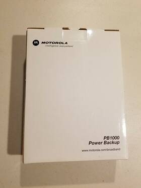 Motorola Pb1000 Power Backup For Cable Modem - 120v