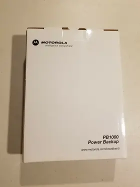 Pb1000 Motorola Power Backup For Cable Modem - 120v