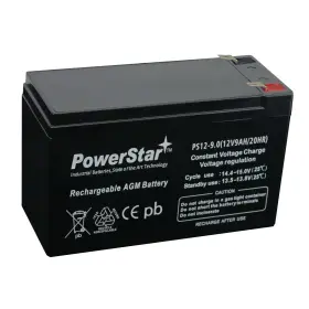 Es750g Powerstar 840894173974 12v 9ah Replacement Battery Sealed Lead Acid Compatible Back- Rbc17