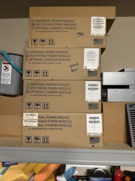 Asy-0675 Powerware Axxium Pro Ups Power Modules And Charger Modules. Lot Of 3