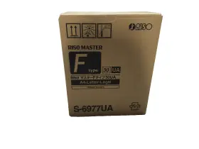 S6977ua Risograph Genuine Black Thermal Master Sf5030/sf5050 Box Of 2