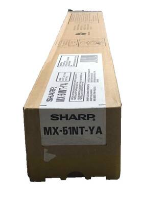 Sharp Mx51ntya Genuine Copier Toner Yellow Mx-4110n/5110n/5111n