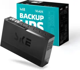 425va Ske 313056512589 Compact Size 425va/240w Ups Battery Backup And Surge Protector For Computer