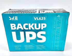 Ske Ske-vl625 Compact Size Lightweight Ups Battery Backup Model Vl625 - Black