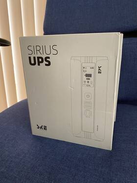 Ske X0047ctlol Sirius Desktop Ups Lifepo4 45w 100-240v Surge Protection Led Usb Type-c