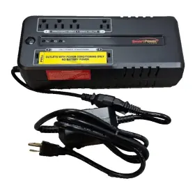 Of650uplus-t Smart Power Systems New Smartpower 650va 330w Ups With Surge Pwr Conditioning 8 Outlet